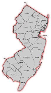 DWI lawyer map of NJ